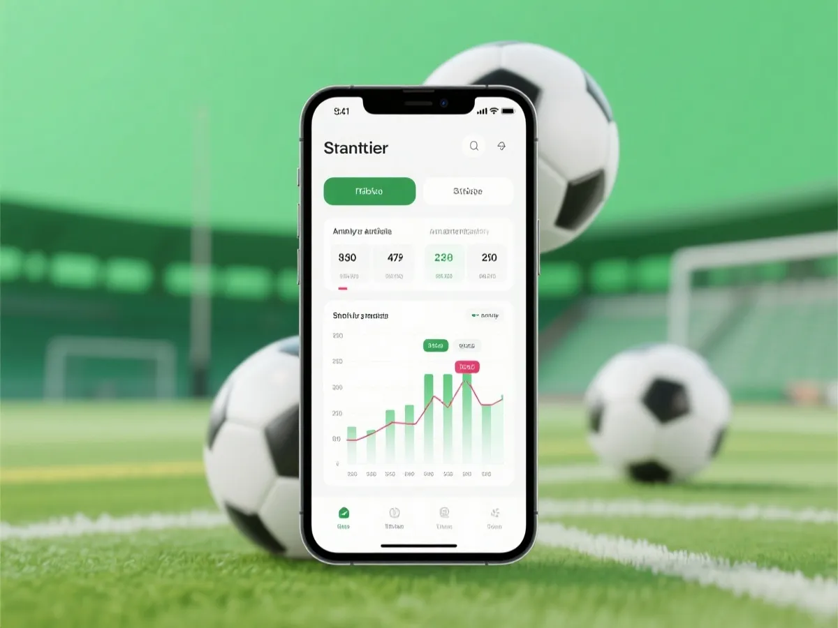 虚拟足球赔率数据与移动提醒示意图