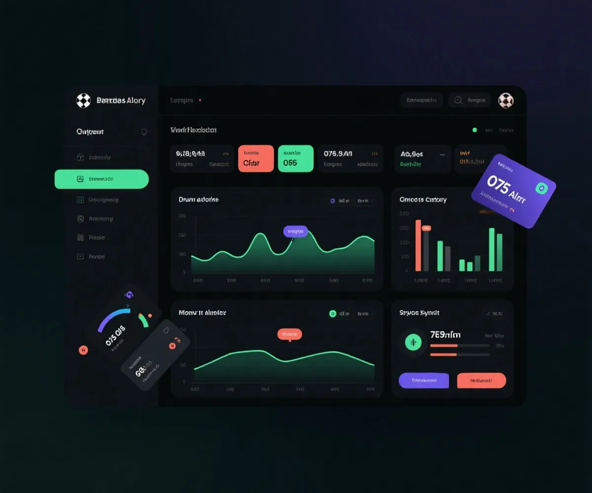 虚拟足球APP实时提醒与图表分析